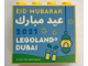 Part No: 30144pb370  Name: Brick 2 x 4 x 3 with LEGOLAND Dubai 2021 Eid Mubarak Pattern