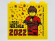 Part No: 30144pb386  Name: Brick 2 x 4 x 3 with LEGO NINJAGO 2022 LEGOLAND Deutschland Resort Pattern