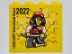 Part No: 30144pb387  Name: Brick 2 x 4 x 3 with LEGOLAND Deutschland Resort 2022 Pirate Woman and Fireworks Pattern