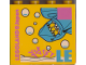 Part No: 30144pb390  Name: Brick 2 x 4 x 3 with LEGOLAND Japan, Shark Suit Guy Minifigure, Coral, Bubbles and 'LE' Pattern