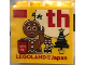 Part No: 30144pb411  Name: Brick 2 x 4 x 3 with LEGOLAND Japan, Gingerbread Man Minifigure with Mug with 'DUNK ME!', Moon, Christmas Tree, Presents, and 'th' Pattern