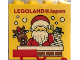 Part No: 30144pb412  Name: Brick 2 x 4 x 3 with LEGOLAND Japan, Santa Minifigure, Chimney, Reindeer, Snowman, and Snow Pattern