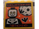 Part No: 30144pb430  Name: Brick 2 x 4 x 3 with LEGOLAND Japan 2023, Japanese Logogram 'ハロウィン・ナイト' (Halloween Night), Skeleton Guy Minifigure, Bats and Moon Pattern