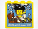 Part No: 30144pb433  Name: Brick 2 x 4 x 3 with LEGOLAND Japan 2023, Pirate Grace Minifigure and Treasure Chest Pattern