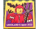 Part No: 30144pb434  Name: Brick 2 x 4 x 3 with LEGOLAND Japan 2023, Cute Little Devil Minifigure, Bat and Candies Pattern