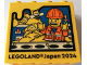 Part No: 30144pb447  Name: Brick 2 x 4 x 3 with LEGOLAND Japan 2024 and Construction Worker Minifigure Pattern