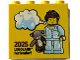Part No: 30144pb451  Name: Brick 2 x 4 x 3 with 2025 LEGOLAND Feriendorf Pattern