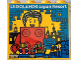 Part No: 30144pb475  Name: Brick 2 x 4 x 3 with LEGOLAND Japan Resort, Red Brick Suit Guy Minifigure, Blue Machine and Black Castle Silhouette Pattern