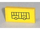 Part No: 3069pb0021  Name: Tile 1 x 2 with Bus Pattern (Sticker) - Set 7641
