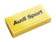 Part No: 3069pb0868  Name: Tile 1 x 2 with Black 'Audi Sport' Pattern (Sticker) - Set 76897