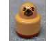 Part No: 31005pb10  Name: Primo Brick, Round Rattle 1 x 1 with Animal Face Pattern, with Red Base