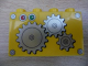 Part No: 31111pb034  Name: Duplo, Brick 2 x 4 x 2 with 3 Gears Pattern