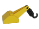 Part No: 3135c01  Name: Hook Slope 45 2 x 3 x 1 1/3 Double with Arm and Black Tow Hook