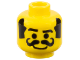 Part No: 3626bpb0118  Name: Minifigure, Head Moustache Curly Thick, Thick Sideburns, Smile Pattern - Blocked Open Stud