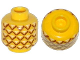 Part No: 3626cpb1018  Name: Minifigure, Head without Face with Pineapple Pattern - Hollow Stud
