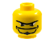 Part No: 3626pb0161  Name: Minifigure, Head Beard with Goatee, Unibrow and Eye Whites Pattern