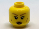Part No: 3626pb1830  Name: Minifigure, Head Female Medium Nougat Eyebrows, Cheek Lines and Lips Pattern