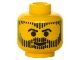 Part No: 3626px141  Name: Minifigure, Head Beard with Beard, Hair, and Sideburns in Vertical Line Pattern