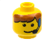 Part No: 3626px25  Name: Minifigure, Head Male Brown Bangs and Headset Pattern