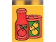 Part No: 4066pb140  Name: Duplo, Brick 1 x 2 x 2 with Fruit Juice Containers Pattern