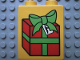 Part No: 4066pb158  Name: Duplo, Brick 1 x 2 x 2 with Present / Gift Box Pattern