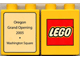Part No: 4066pb218  Name: Duplo, Brick 1 x 2 x 2 with Lego Store Washington Square, Oregon 2005 Pattern