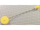 Part No: 41169c03  Name: Duplo Winch Drum Narrow with Light Gray String and Yellow Over-the-Stud-Size Hexagonal Fitting