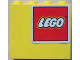 Part No: 4215pb038R  Name: Panel 1 x 4 x 3 with Lego Logo Pattern Upper Right (Sticker) - Set 4030
