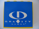 Part No: 4215pb056  Name: Panel 1 x 4 x 3 with Gravity Games Logo White on Blue Pattern (Sticker) - Set 3585