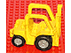 Part No: 42404c01  Name: Duplo Forklift Truck with Large and Small Black Wheels