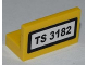 Part No: 4865pb044  Name: Panel 1 x 2 x 1 with 'TS 3182' Pattern (Sticker) - Set 3182