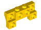 Part No: 52038  Name: Brick, Modified 2 x 4 - 1 x 4 with 2 Recessed Studs and Thick Side Arches