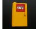 Part No: 58381pb01  Name: Door 1 x 3 x 4 Left - Open Between Top and Bottom Hinge with Lego Logo Pattern (Sticker) - Set 3221