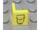 Part No: 6231pb01L  Name: Panel 1 x 1 x 1 Corner with Frankenstein Monster Head Pattern Model Left Side (Sticker) - Set 8670