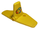 Part No: 62676pb01  Name: Duplo Airplane Cargo Tail with Box and Arrows and Globe Pattern