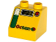 Part No: 6474pb24  Name: Duplo, Brick 2 x 2 x 1 1/2 Slope 45 with Octan Logo, Gas Gauge, and '2.35' Pattern