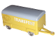 Part No: 652pb02c01  Name: HO Scale, Mercedes Box Trailer with Gray Top
