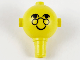 Part No: 685px2  Name: Homemaker Figure Head with Eyes, Glasses and Smile Pattern