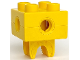 Part No: 74957c01  Name: Duplo, Toolo Brick 2 x 2 with Holes and Clip