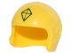 Part No: 93560pb01  Name: Minifigure, Headgear Helmet Sports with Kite Diamond Shape Logo Pattern