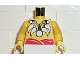 Part No: 973pb0063c01  Name: Torso Pirate Islanders with Bone Necklace Pattern / Yellow Arms / Yellow Hands