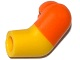 Part No: 981pb026  Name: Arm, Left with Molded Orange Short Sleeve Pattern