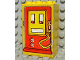 Part No: BA019pb01  Name: Stickered Assembly 3 x 2 x 4 with Fabuland Gas / Fuel Pump Large Pattern (Sticker) - Sets 344 / 134 - 4 Brick 2 x 3