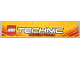 Part No: BA362pb01  Name: Stickered Assembly 20 x 4 with LEGO TECHNIC Logo and 'POWER PULLER' Pattern (Sticker) - Set 8457 - 5 Tile, Modified 4 x 4 with Studs on Edge