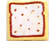 Part No: 3068pb0207  Name: Tile 2 x 2 with Bread / Toast Pattern (Sticker) - Set 3123