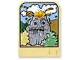 Part No: 42182pb04  Name: Story Builder Meet the Dinosaurs Card with Rock with Face Pattern