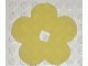 Part No: clikits055  Name: Clikits, Icon Accent Rubber Flower 5 Petals 5 3/4 x 5 3/4
