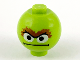 Part No: 20953pb05  Name: Brick, Round 2 x 2 Sphere with Stud / Robot Body with Oscar the Grouch Face Pattern