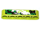 Part No: 32316pb007R  Name: Technic, Liftarm Thick 1 x 5 with Black, White and Green Camouflage Pattern Model Right Side (Sticker) - Set 42027