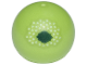 Part No: 32474pb024  Name: Technic Ball Joint with Dark Green Splotch and White Dots Pattern (Chinese Praying Mantis Eye)